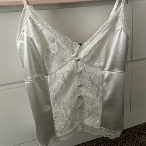 Satin Lace Cami Top
